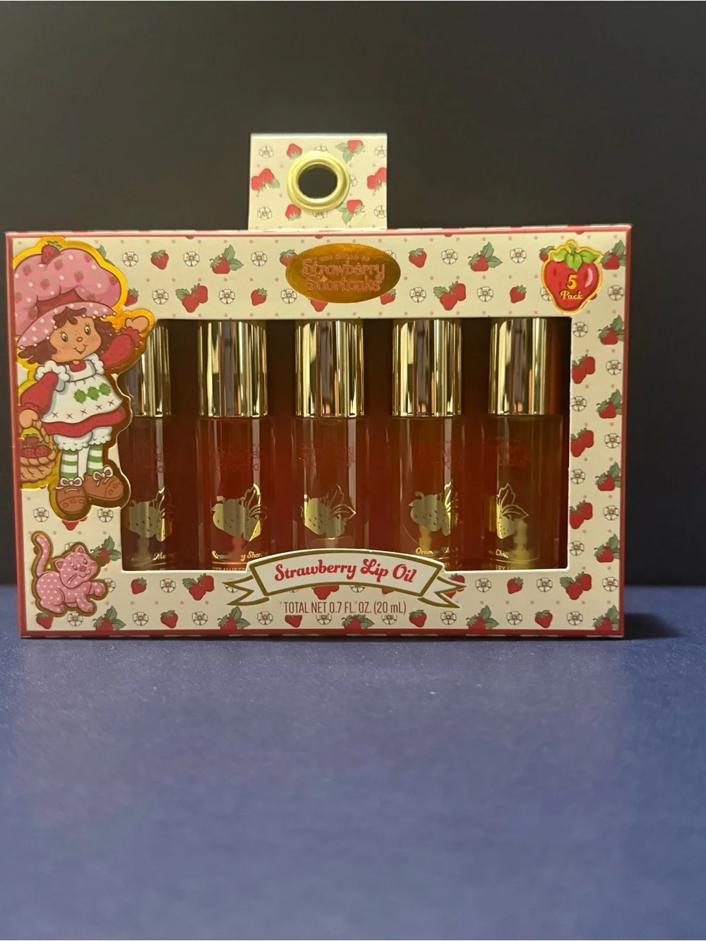 Strawberry Shortcake Strawberry Lip Oil Set - Pink